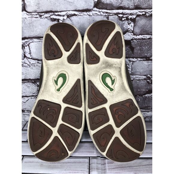 Olukai Nohea Mesh Green Textile Comfort Casual Loafers Shoes Men Sz 11M US/44EU - Picture 15 of 16